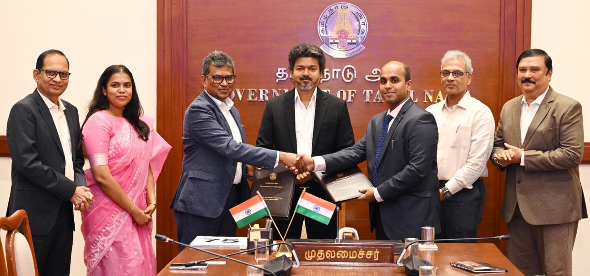 ரூ.1,000 கோடி முதலீடு... 1,000 பேருக்கு வேலைவாய்ப்பு... ஹிட்டாச்சியுடன் புரிந்துணர்வு ஒப்பந்தம்!